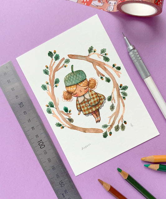 Acorn - Mini Print