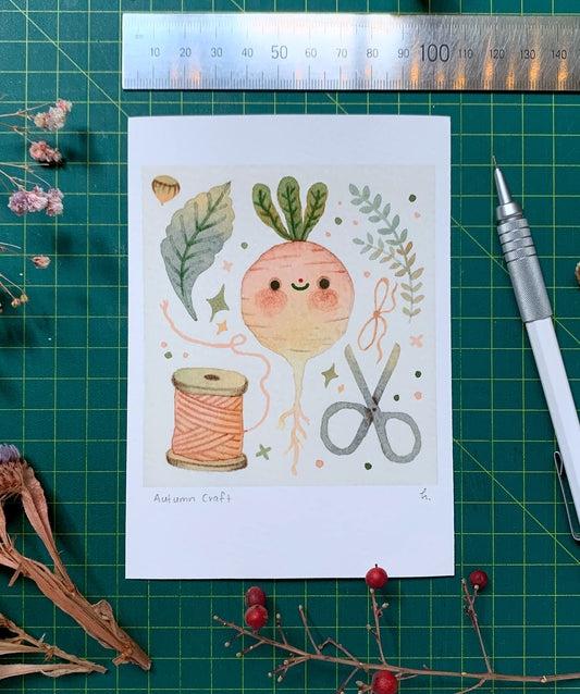 Autumn Craft - Mini Print
