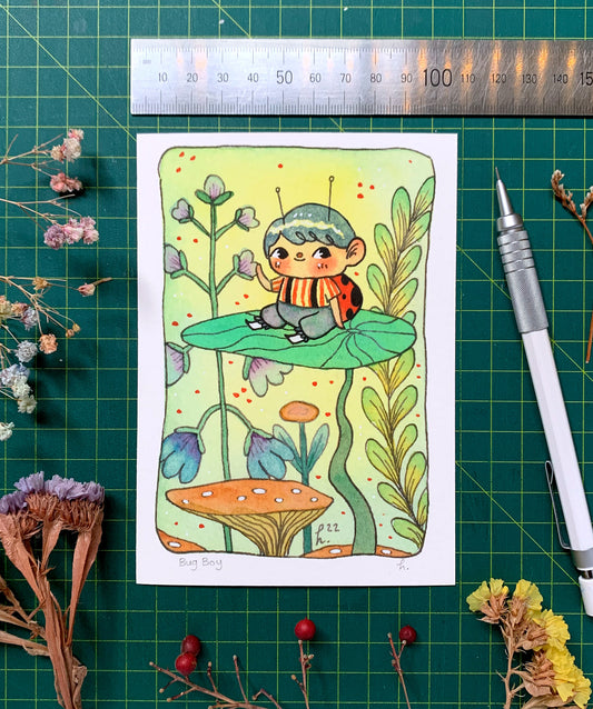 Bug Boy - Mini Print