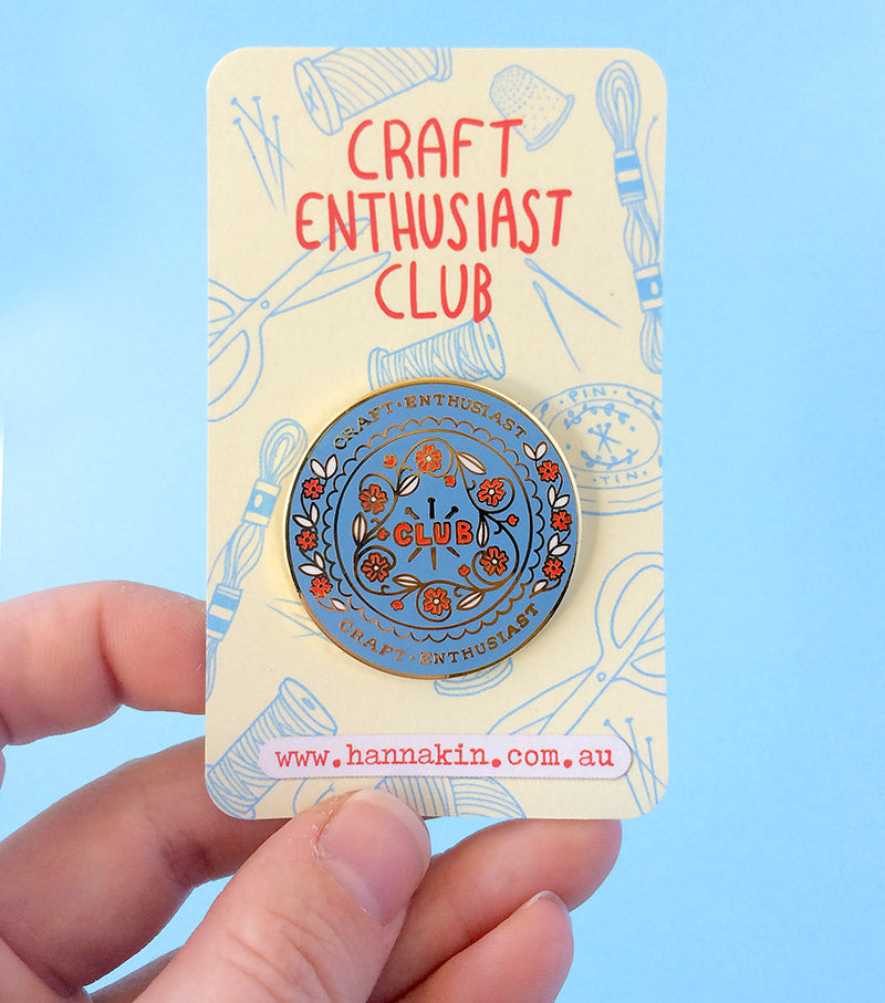 Craft Enthusiast Club - Enamel Pin