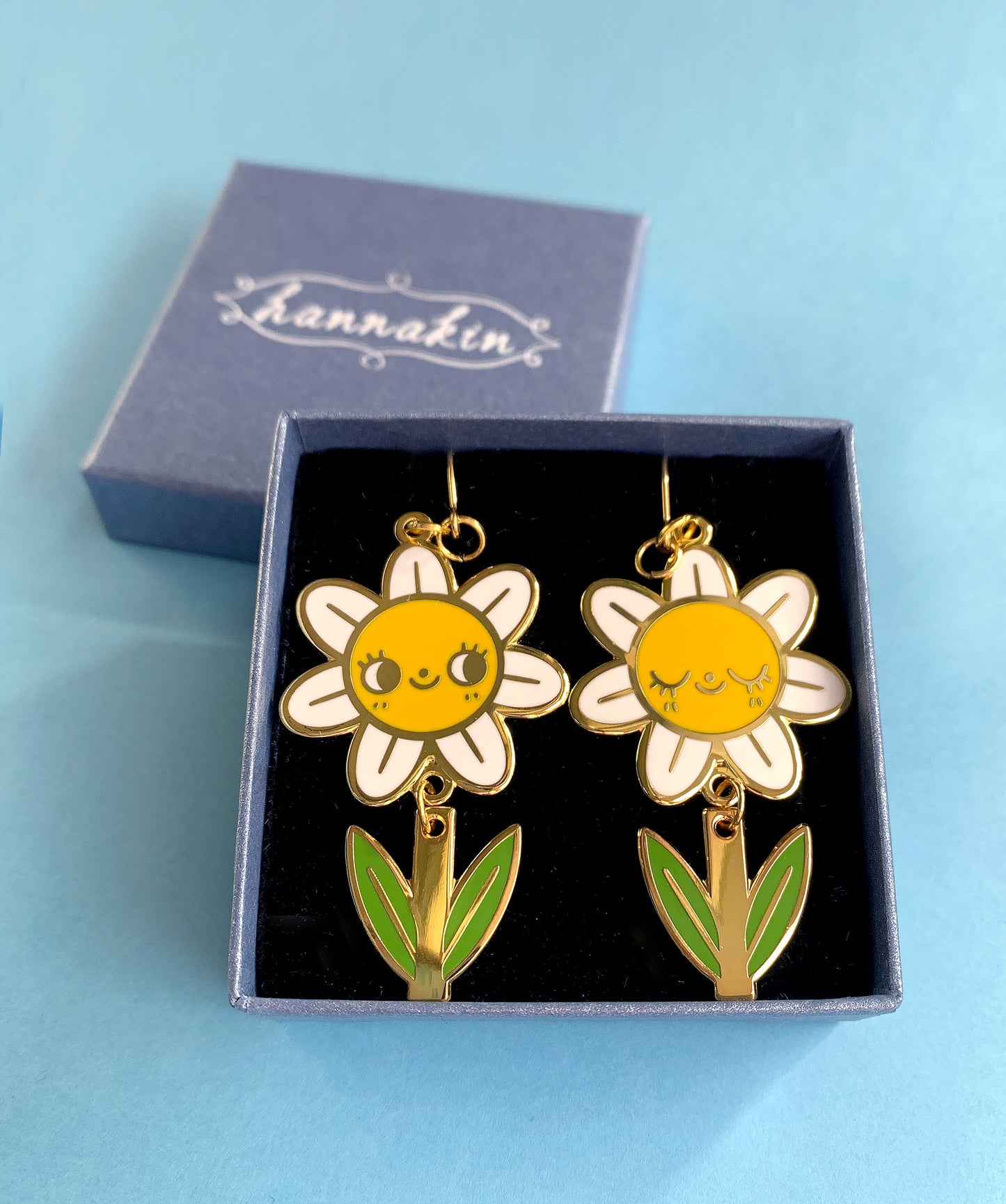 Daisy Enamel Earrings