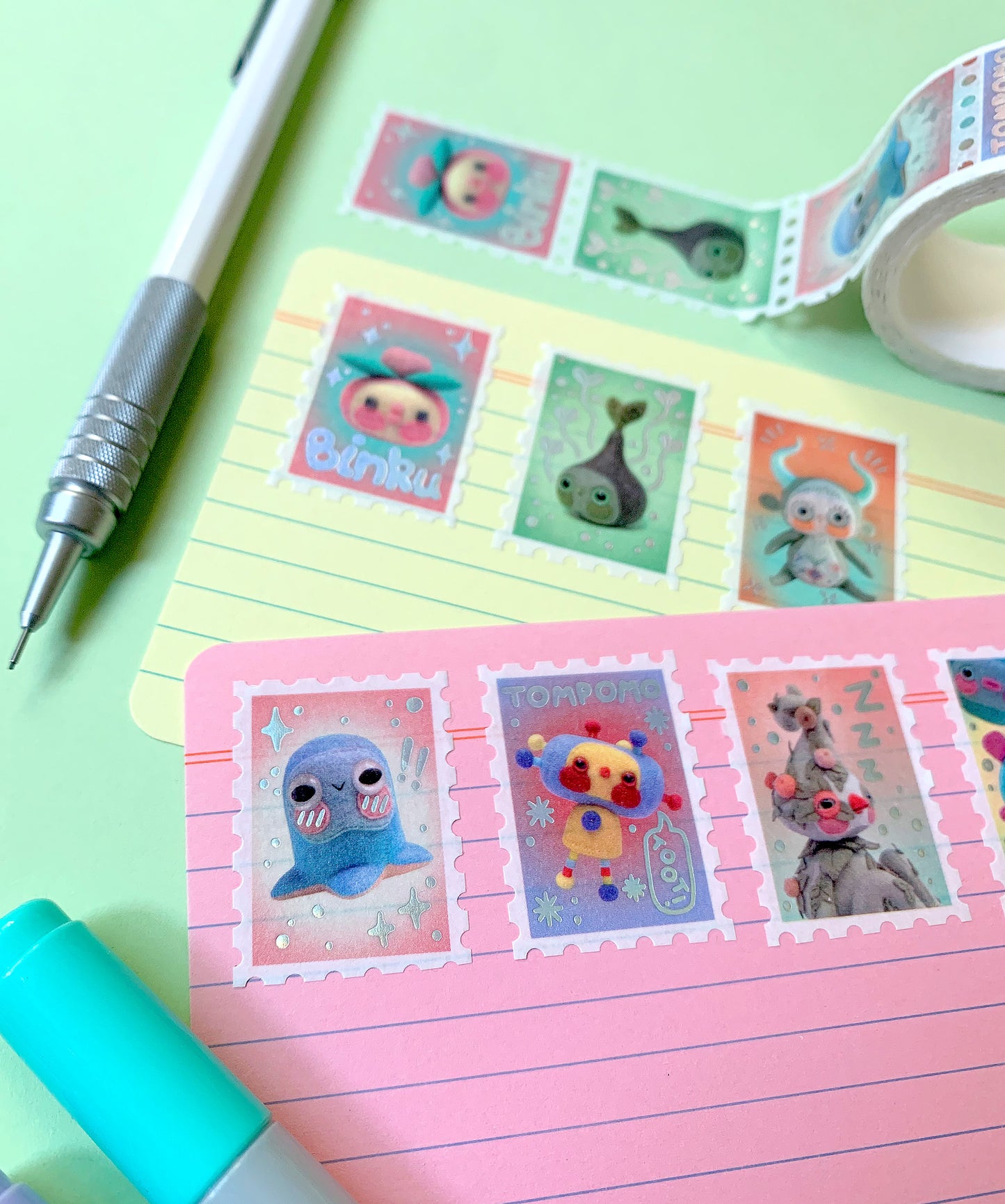 Felt Gang - Holographic Stamp Washi Tape