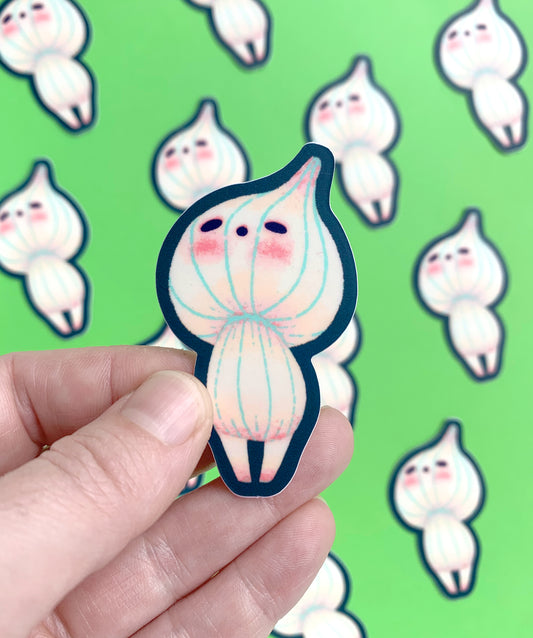 Awed Garlic - Vinyl Sticker