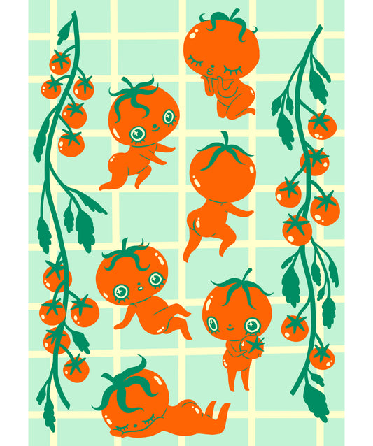Juicy Tomatoes - A3 Print