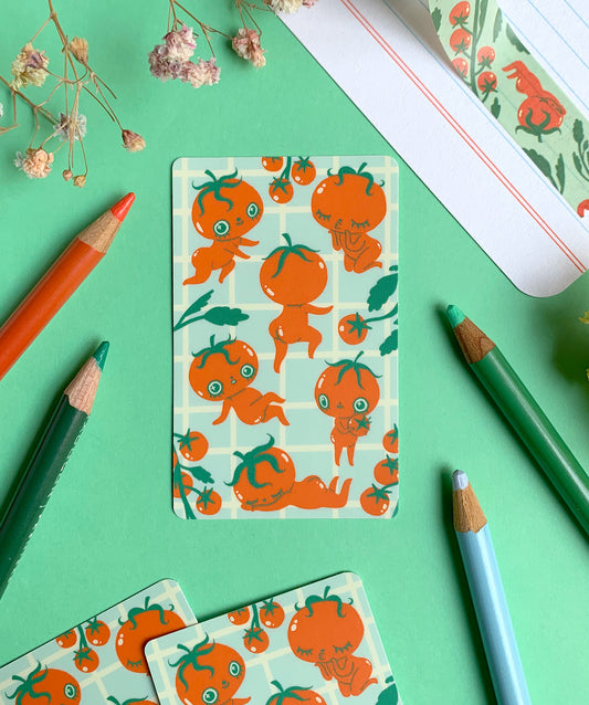 Juicy Tomatoes - Travel Card Vinyl Sticker