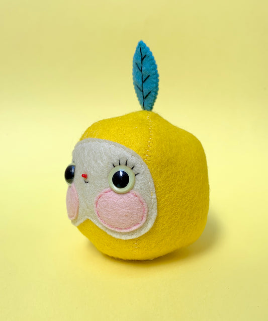 Yellow Lemon - Pin Cushion/Desk Friend