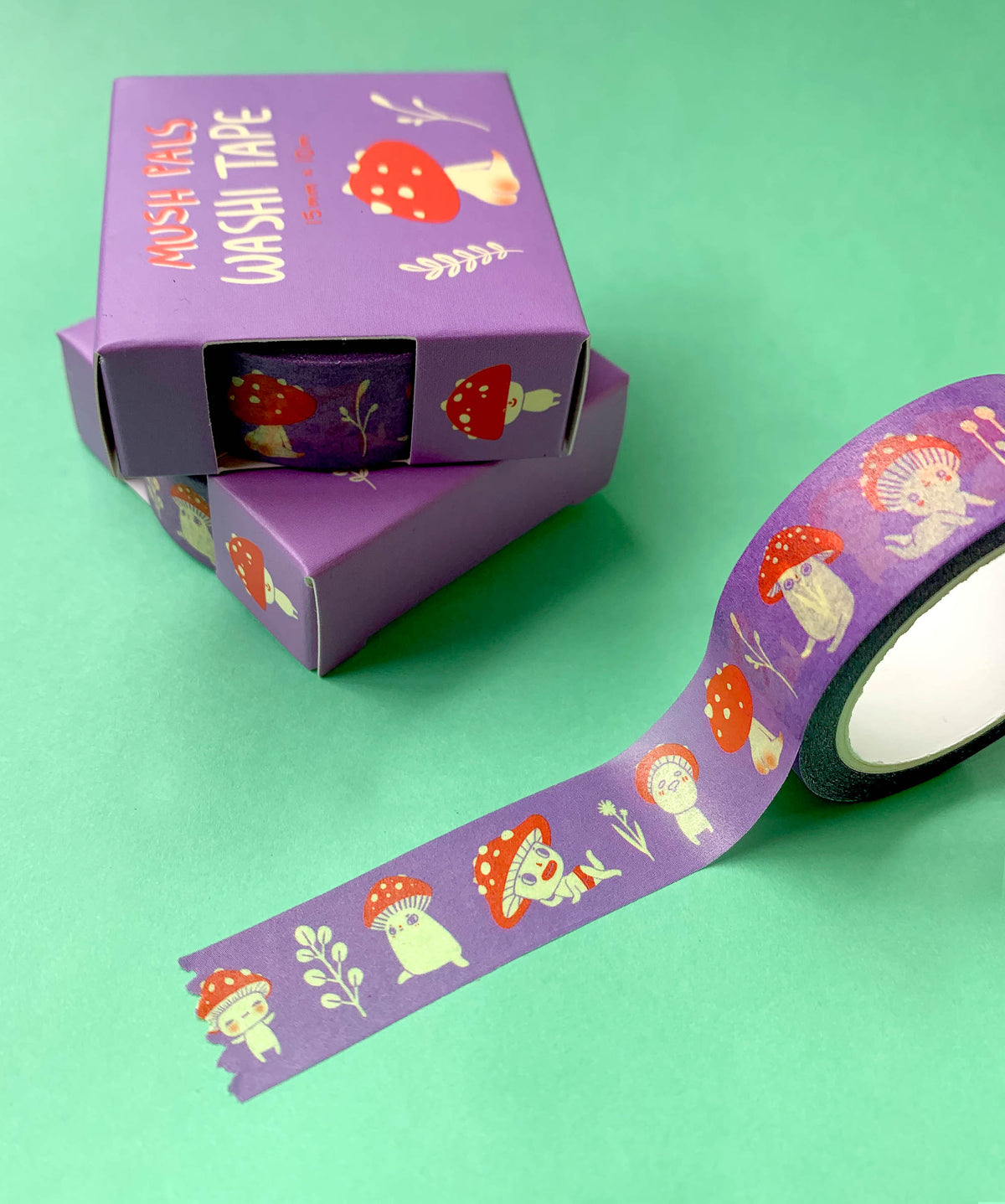 Mush Pals (Purple) - Washi Tape