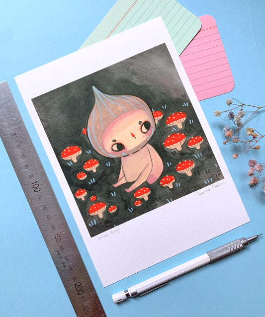 Onion Rings - A5 Print