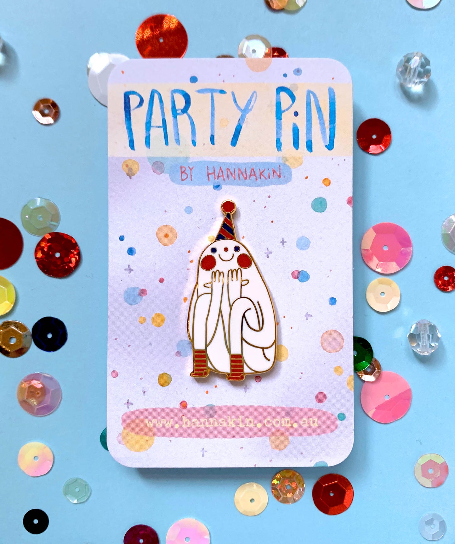 Party Pin - Enamel Pin