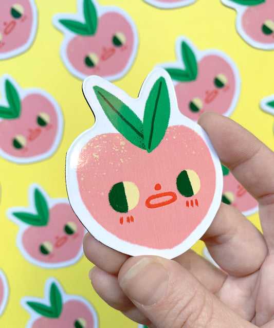 Peach - Fridge Magnet