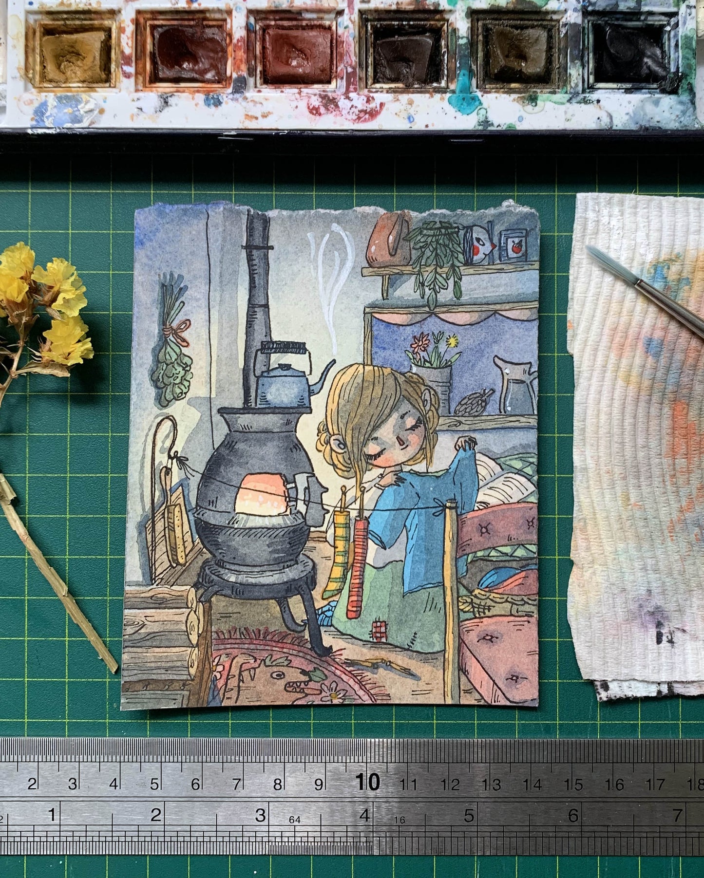 A Quiet Night In - Original Artwork