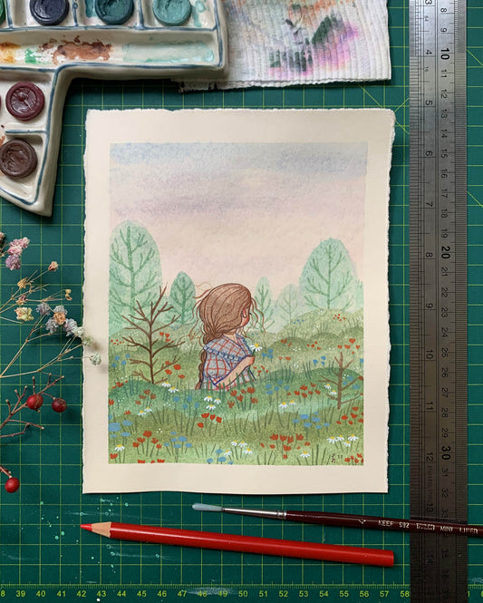 Dusk in the Heather - Original Artwork