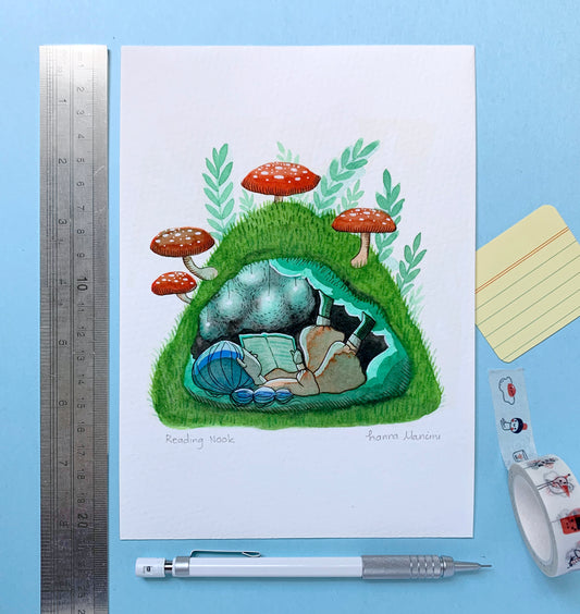 Reading Nook - A5 Print