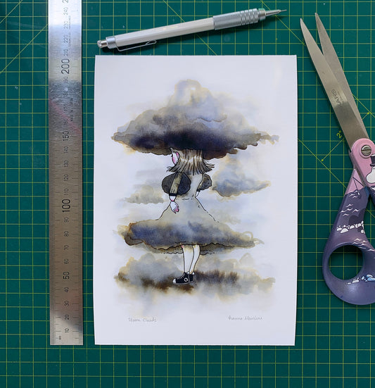 Storm Clouds - A5 Print