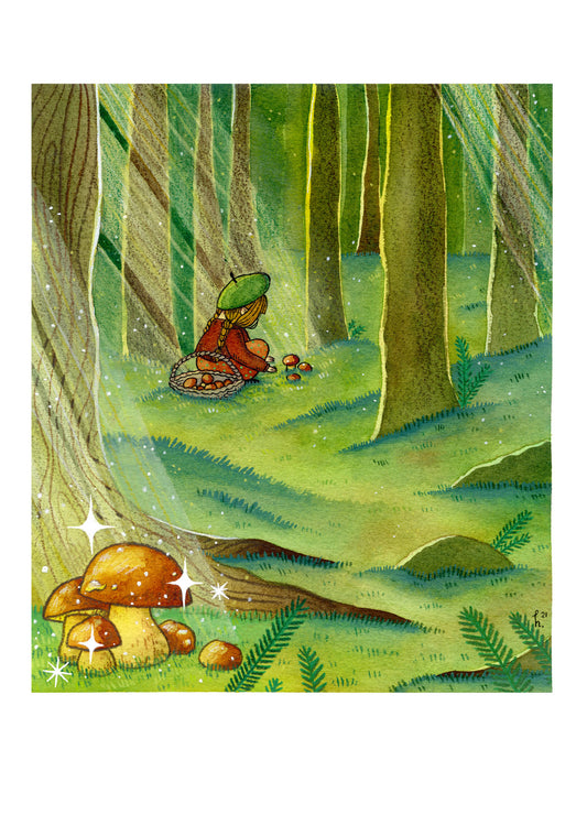 The Treasure Hunter - A4 Print