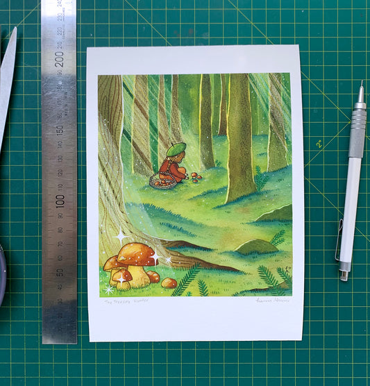 The Treasure Hunter - A5 Print