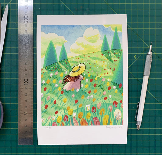 Tulips - A5 Print