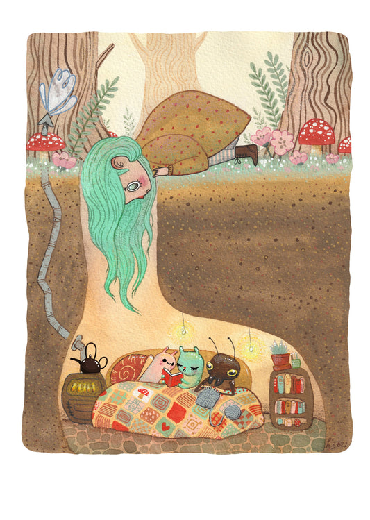 Snug As A Bug - A3 Print