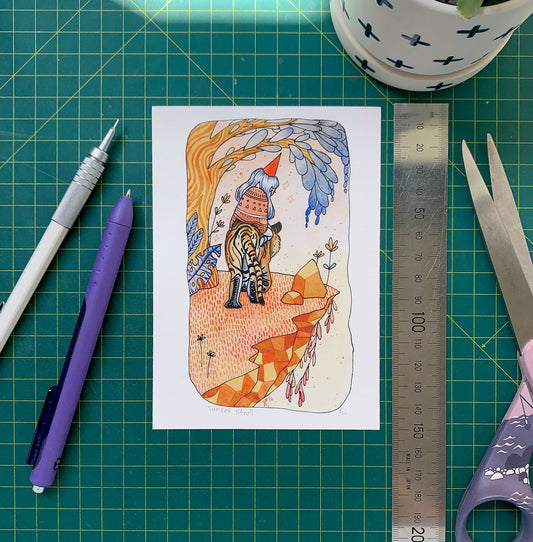 Sunset Stroll - Mini Print