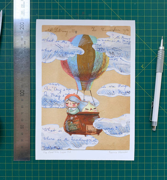 The Cloud Nine Copper Pot - A5 Print