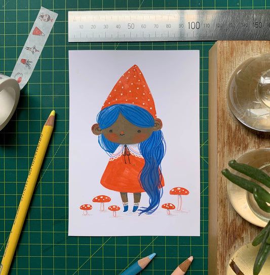 Anita Amanita - Original Artwork