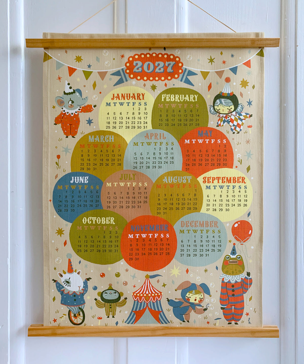 2027 Calendar Tea Towel PRE-ORDER