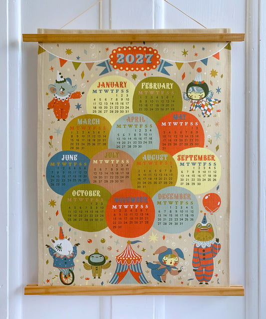 2027 Calendar Tea Towel PRE-ORDER