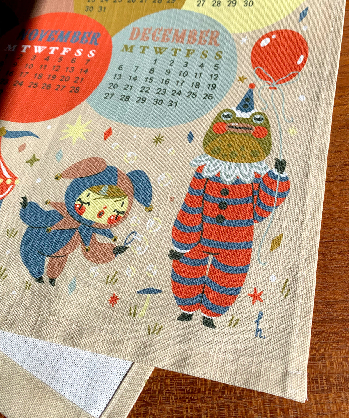 2027 Calendar Tea Towel PRE-ORDER