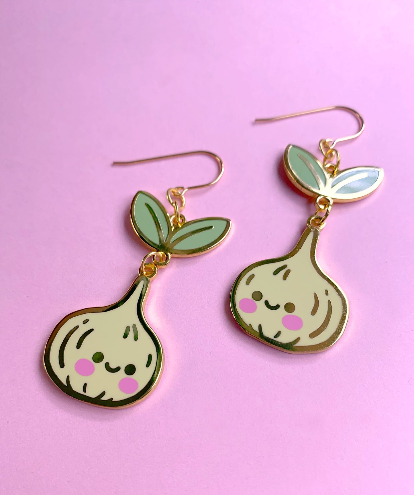 Bulb Enamel Earrings