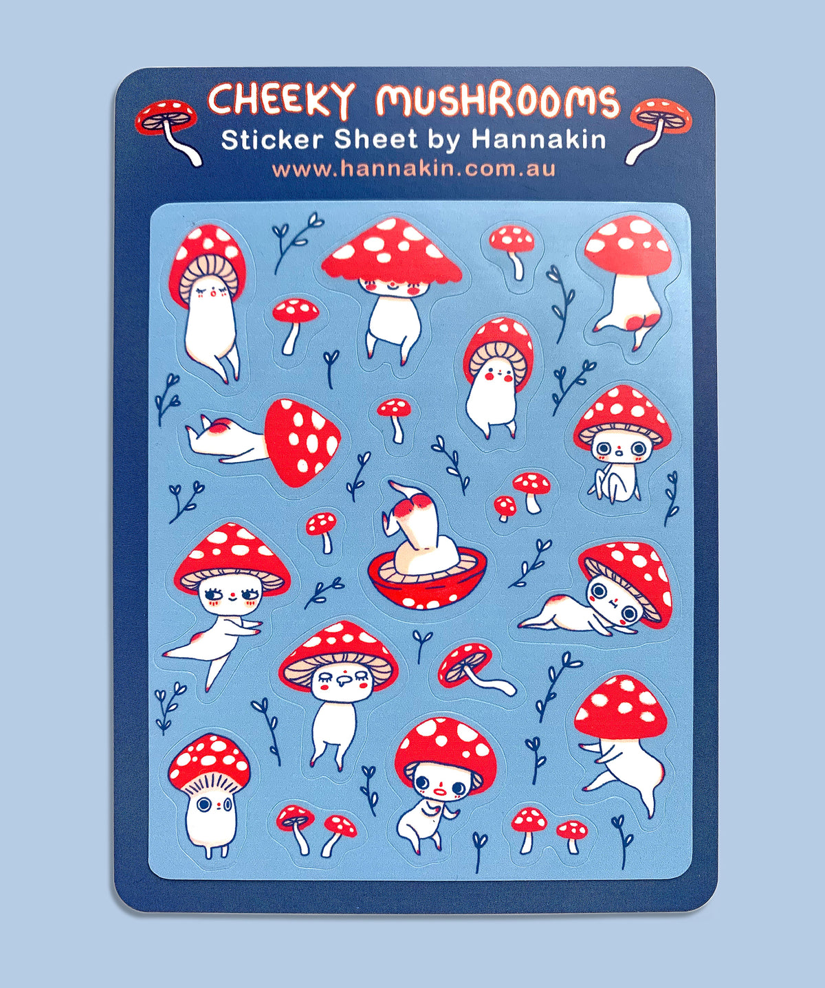 Cheeky Mushrooms - Sticker Sheet