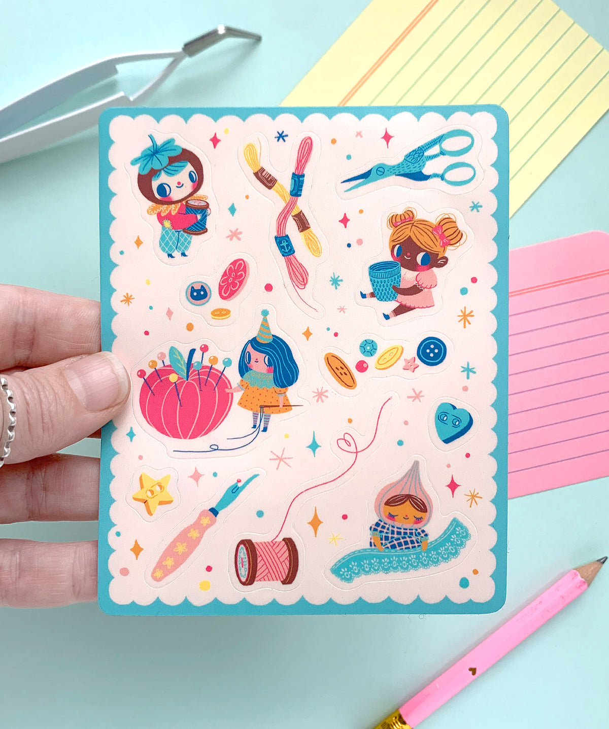 Craft Cuties - Sticker Sheet