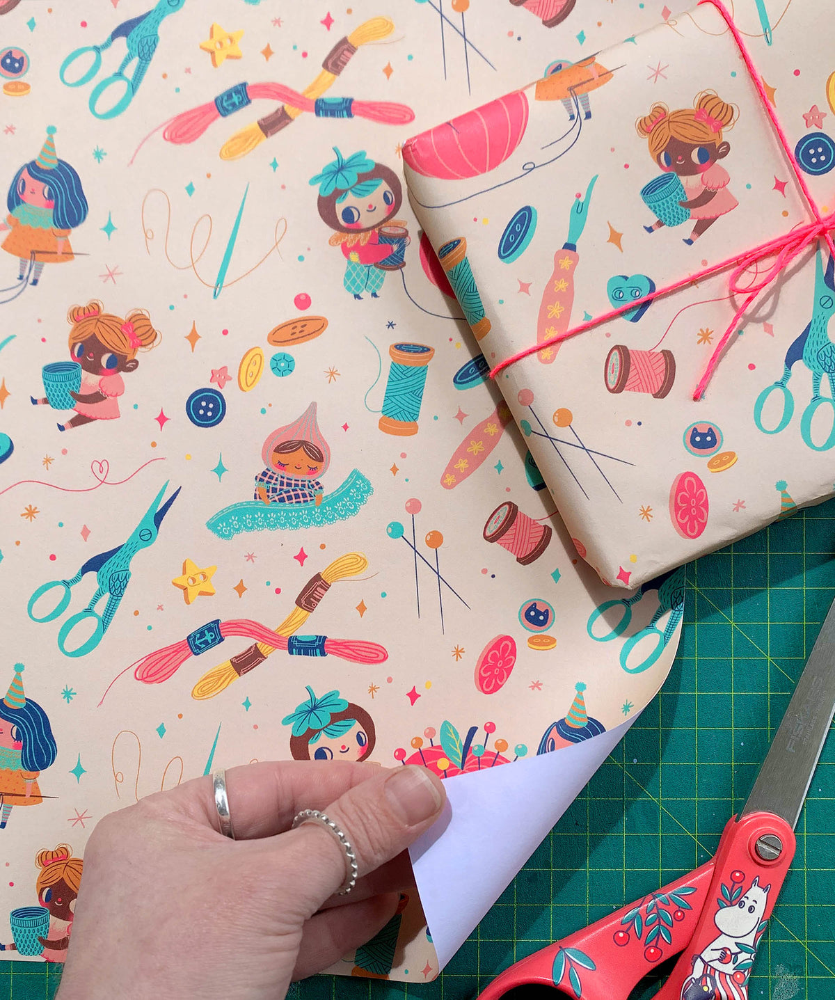 Craft Cuties - Wrapping Paper - Single Sheet