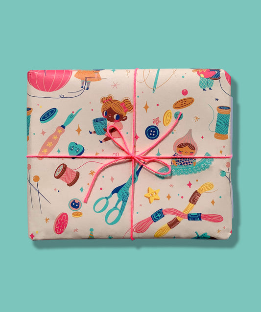 Craft Cuties - Wrapping Paper - Single Sheet