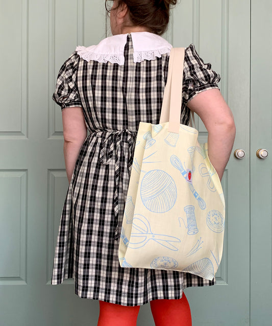 Craft Bits - Tote Bag (Cream)