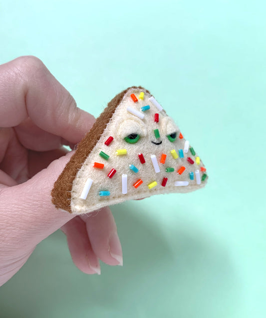 Cookie - Felt Fairy Bread Brooch