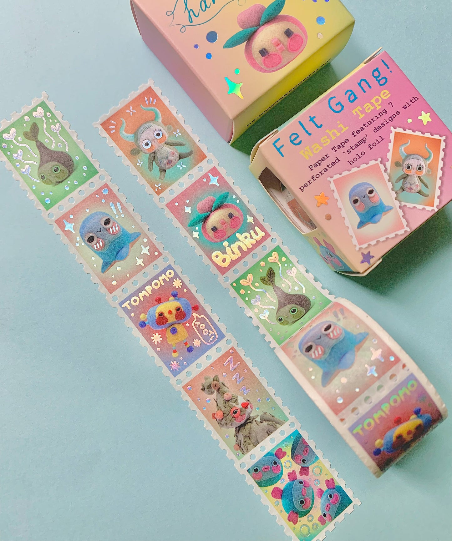 Felt Gang - Holographic Stamp Washi Tape