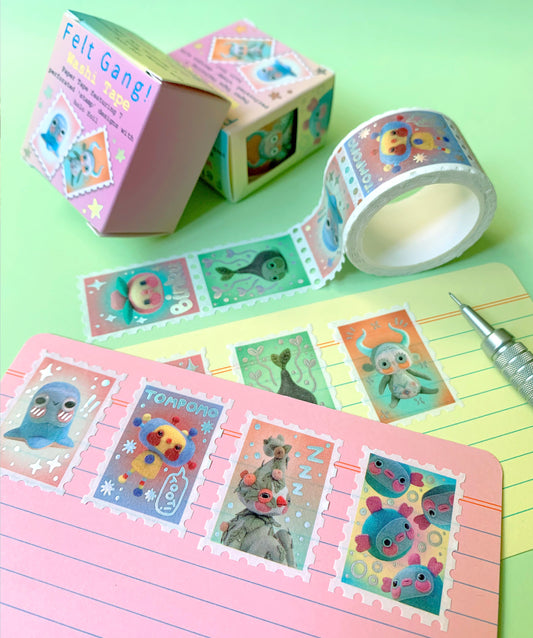 Felt Gang - Holographic Stamp Washi Tape