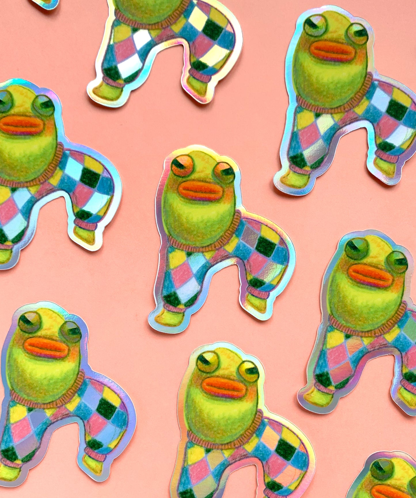 The Finest Pantaloons - Holographic Vinyl Sticker