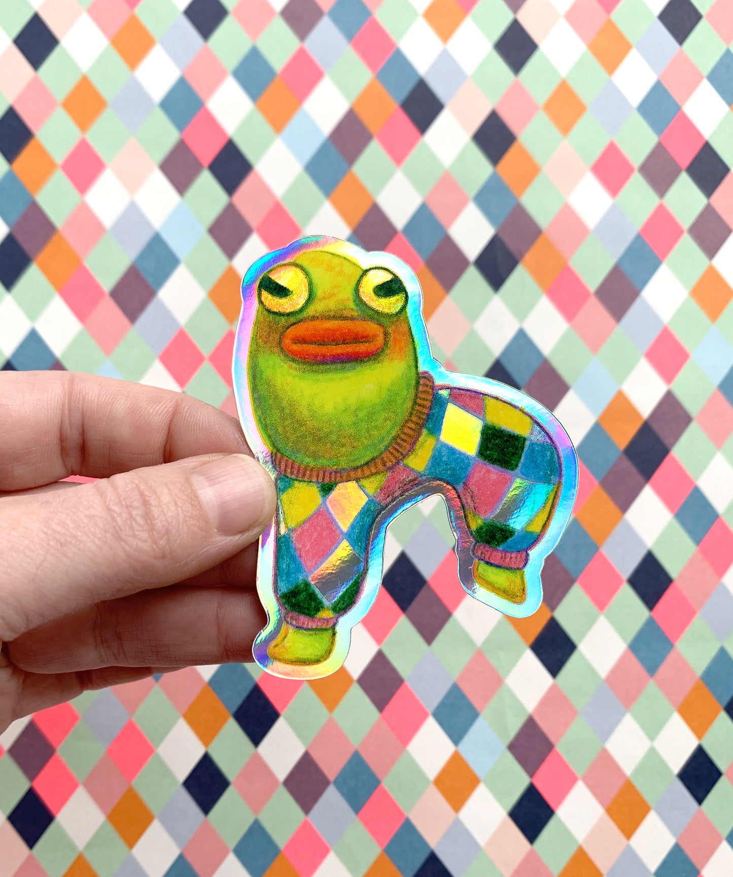 The Finest Pantaloons - Holographic Vinyl Sticker