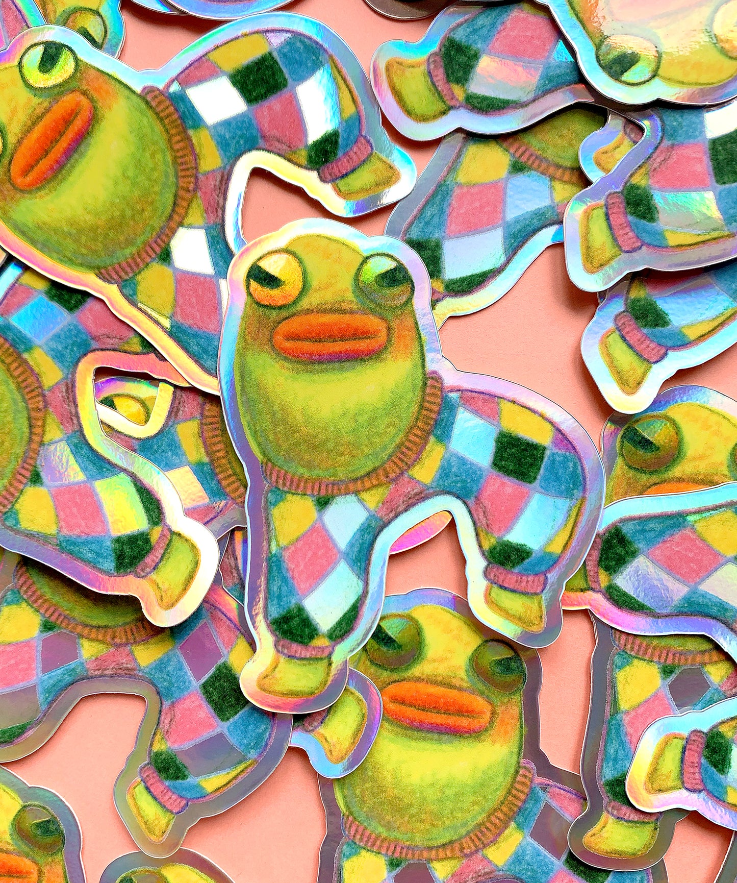 The Finest Pantaloons - Holographic Vinyl Sticker