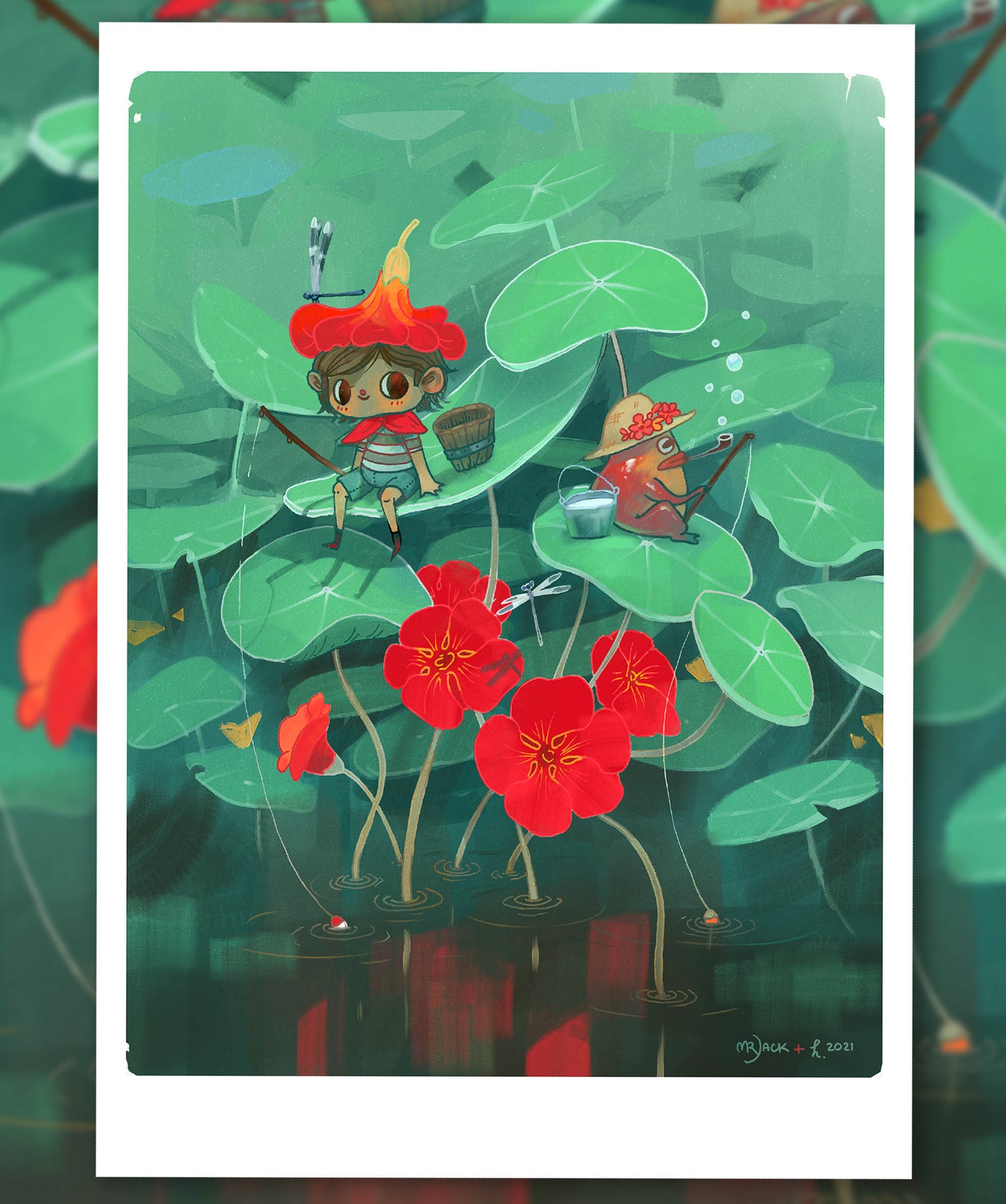 Fishin' - A4 Print - MUTUAL AID PRE-ORDER