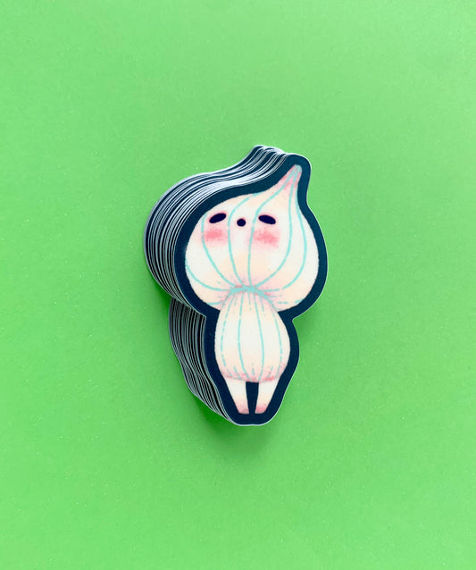 Awed Garlic - Vinyl Sticker