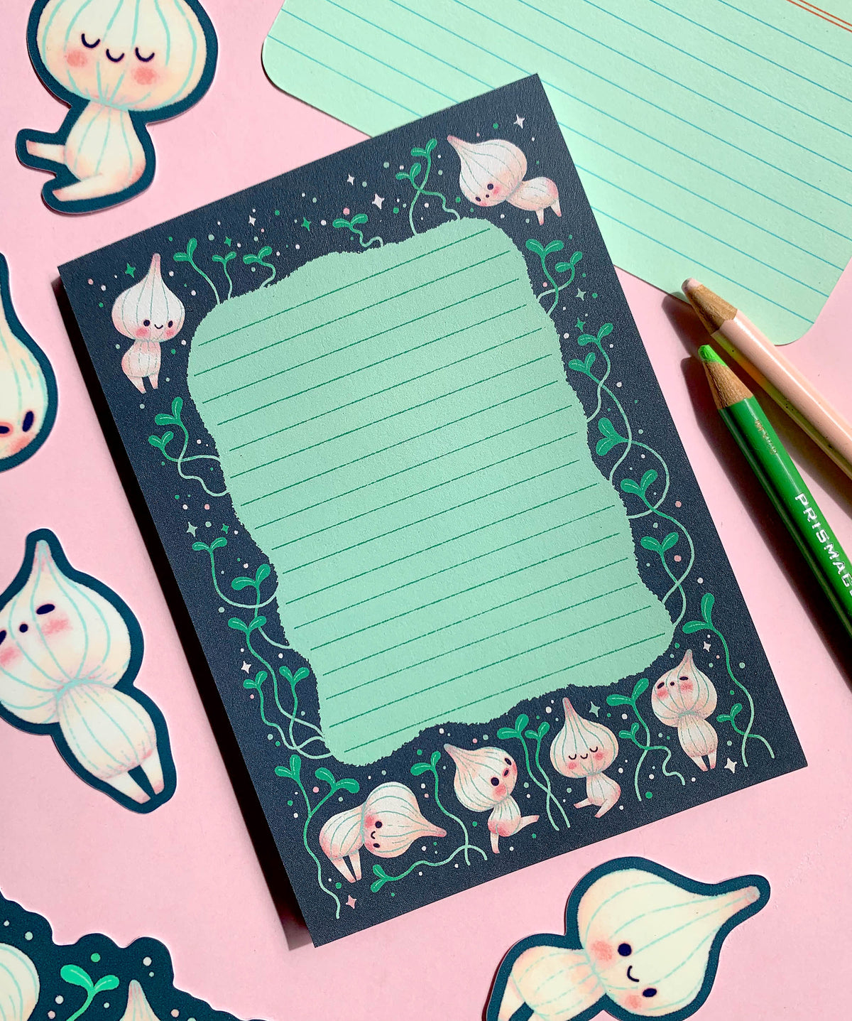Garlic Sprouts - Notepad