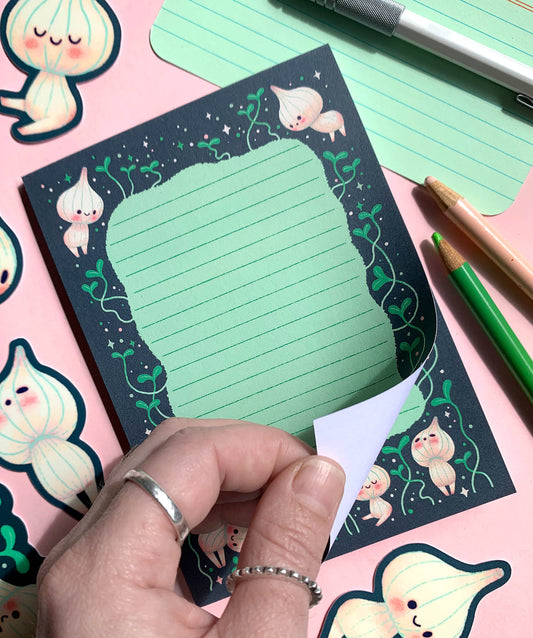 Garlic Sprouts - Notepad