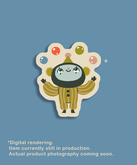 Jinni The Mini Juggler - Vinyl Sticker