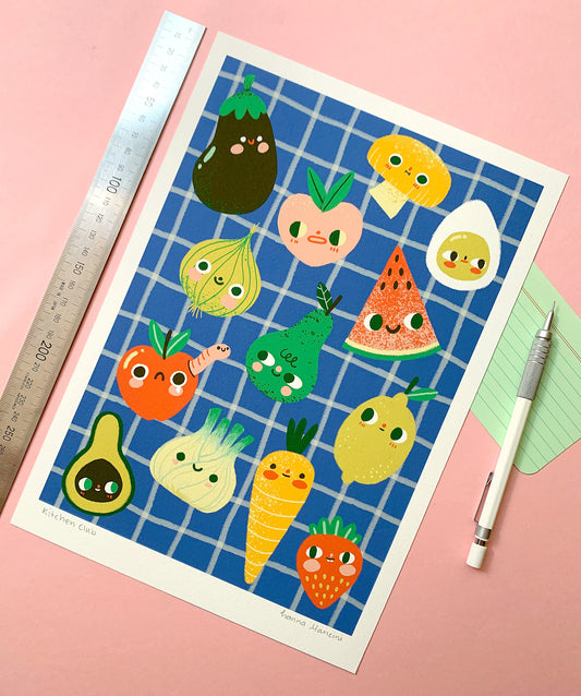 Kitchen Club - A4 Print