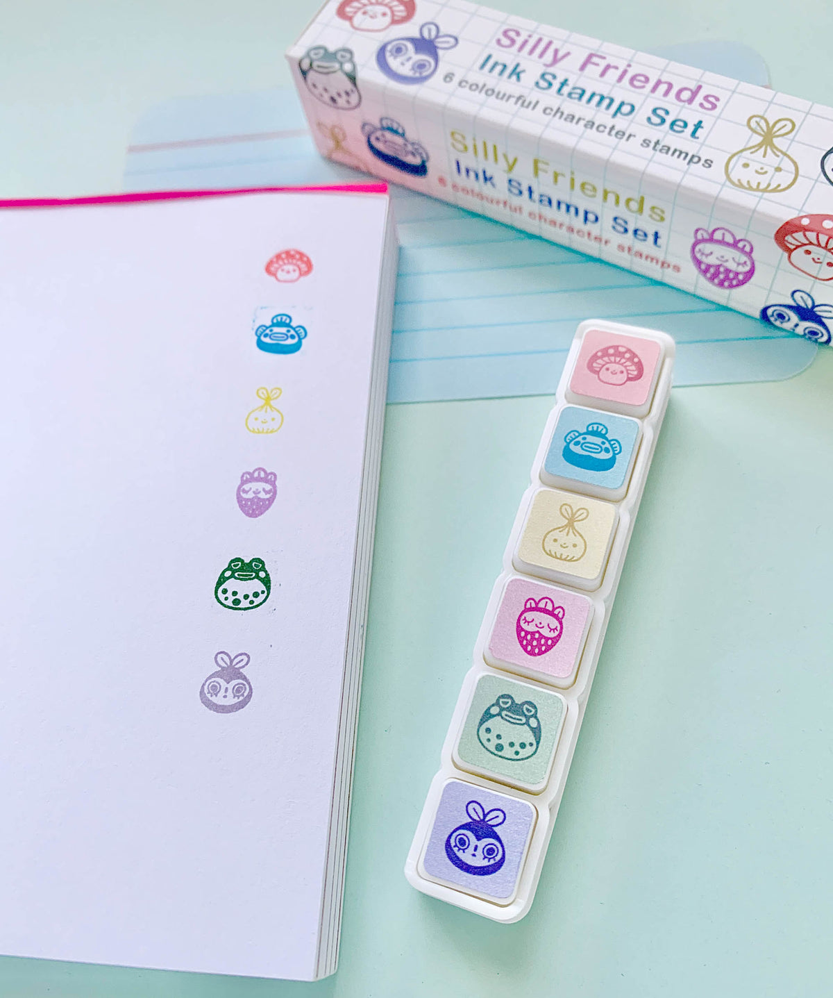 Silly Friends - Mini Button Ink Stamp Set