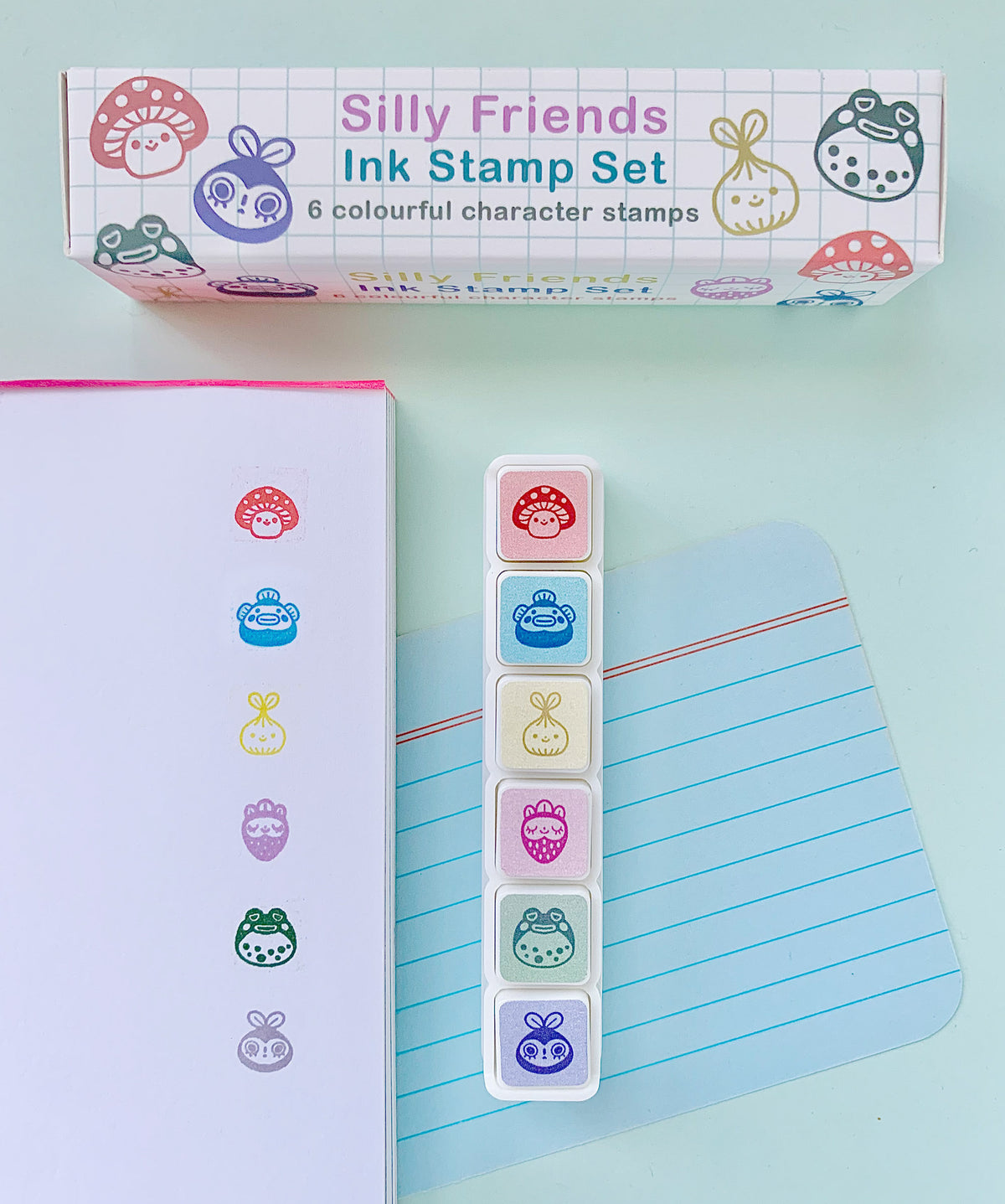 Silly Friends - Mini Button Ink Stamp Set