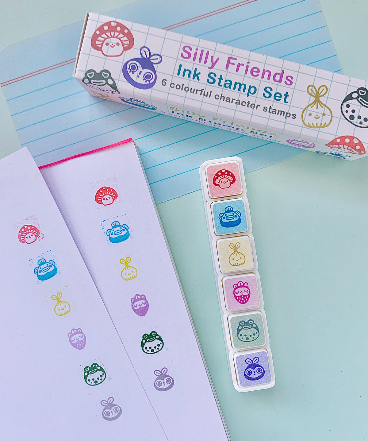 Silly Friends - Mini Button Ink Stamp Set