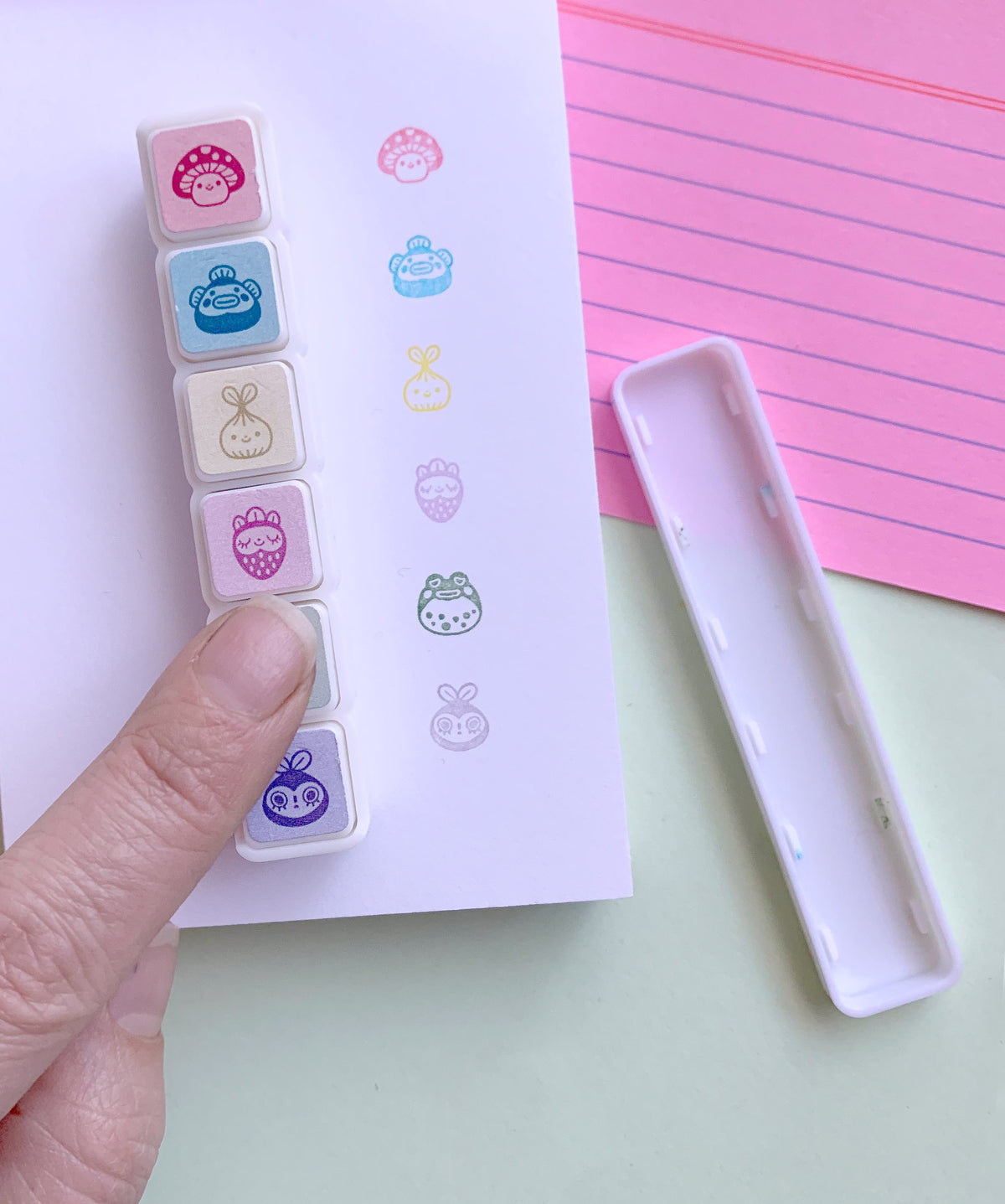 Silly Friends - Mini Button Ink Stamp Set